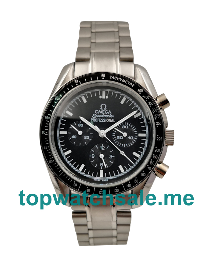 UK 40MM Black Dials Replica Omega Speedmaster Moonwatches 3570.50.00